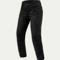 REVIT!  Violet Ladies BF Jeans Damen Schwarz L30