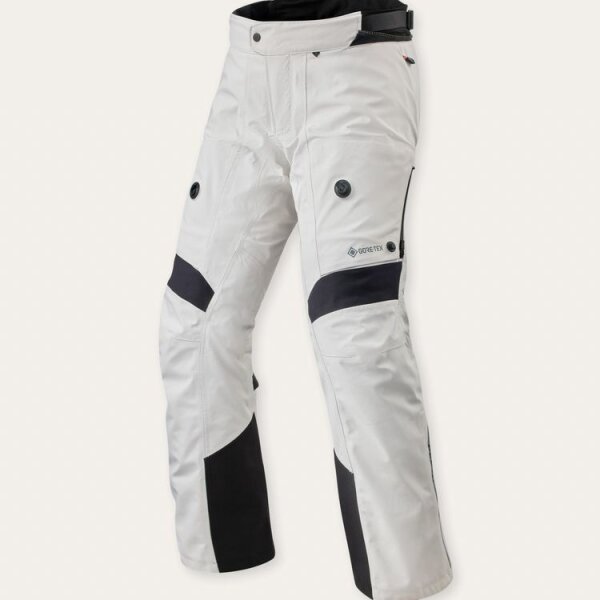 REVIT!  Herren Hose Poseidon 3 GTX Silber-Schwarz short