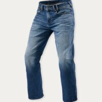 REVIT! Herren Jeans Philly 3 LF Mittelblau Used L36