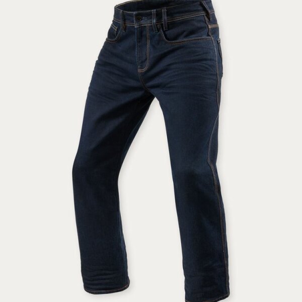 REVIT!  Philly 3 LF Jeans Herren Dunkelblau Used L36