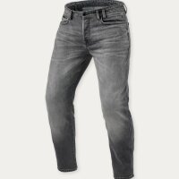 REVIT!  Ortes TF Jeans Herren Mittelgrau Used L36
