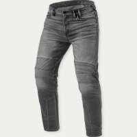 REVIT!  Moto 2 TF Jeans Herren Mittelgrau Used L36