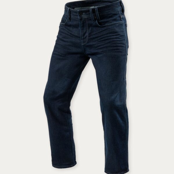 REVIT!  Lombard 3 RF Jeans Herren Dunkelblau Used L32