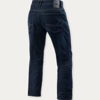 REVIT!  Lombard 3 RF Jeans Herren Dunkelblau Used L32