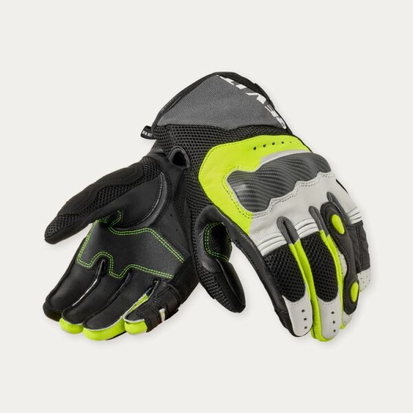 REVIT! Herren Handschuhe Blaze Hellgrau-Neon Gelb