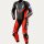 REVIT! Einteilige Lederkombi Herren Quantum 3 Neonrot-Schwarz standard