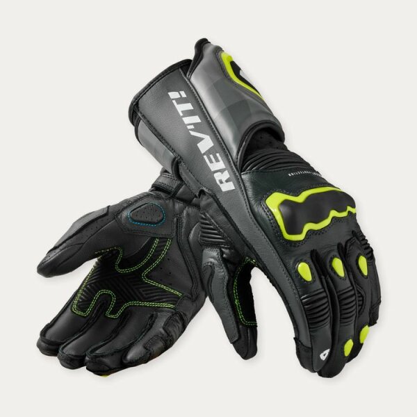 REVIT! Herren Handschuhe Quantum 3 Grau-Neon Gelb