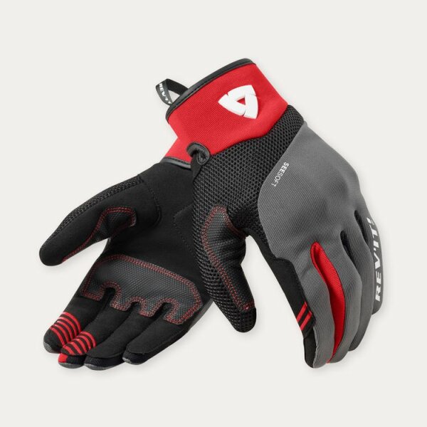 REVIT! Handschuhe Herren Endo Grau-Rot