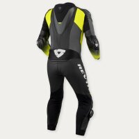REVIT! Herren Einteilige Lederkombi Control Schwarz-Neon Gelb standard