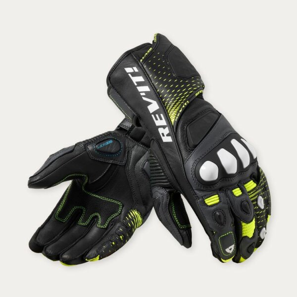 REVIT! Handschuhe Herren Control Schwarz-Neon Gelb