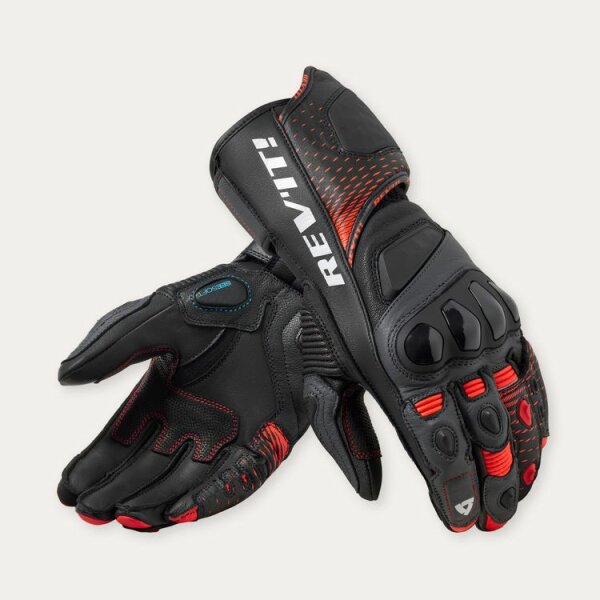 REVIT! Herren Handschuhe Control Schwarz-Neon Rot