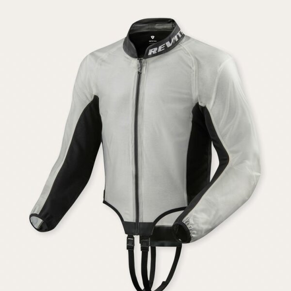 REVIT! Regenjacke Trackmaster H2O Unisex Transparent-Black