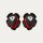 REVIT! Knee slider Unisex 2 Rot-Schwarz-Weiss