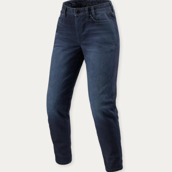 REVIT! Damen Jeans Harper Tapered Ladies Dunkelblau Used L32