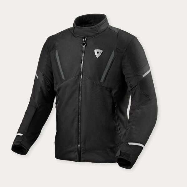 REVIT! Herren Jacke Undulate H2O Schwarz-Weiß