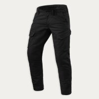 REVIT! Herren Jeans Cargo 2 TF Schwarz L30