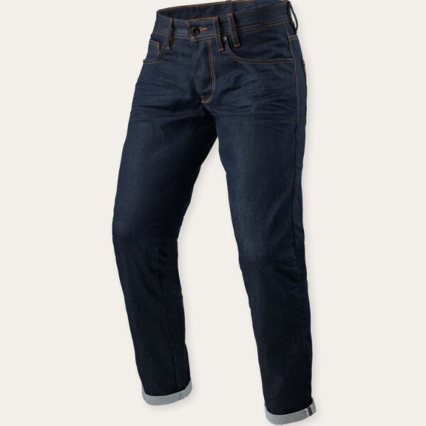 REVIT!  Lewis Selvedge TF Jeans Herren Dunkelblau L30