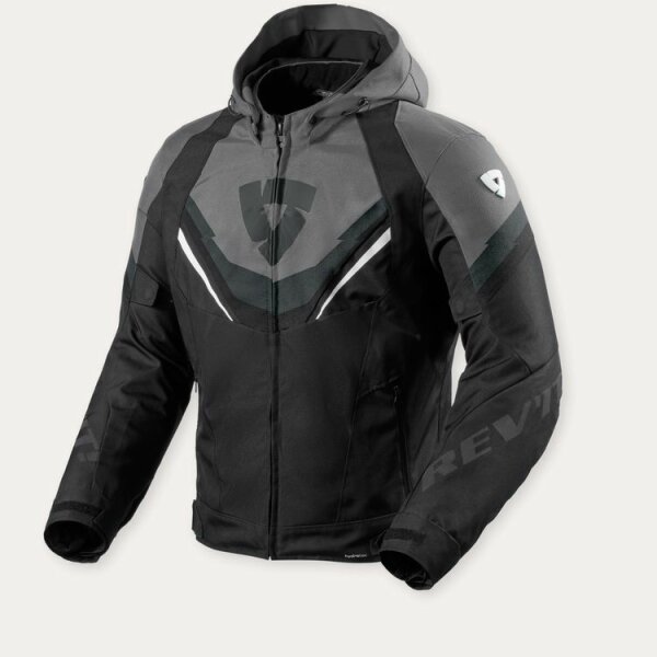 REVIT! Herren Jacke Quantum 3 H2O Schwarz-Grau