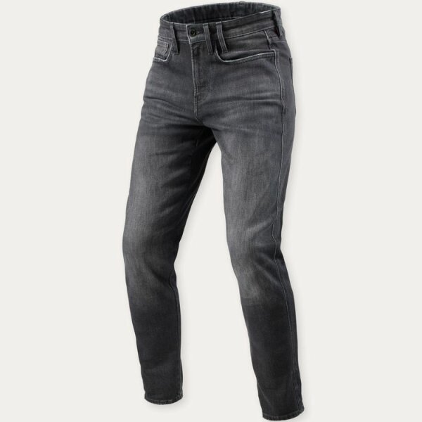 REVIT!  Kai Skinny Jeans Herren Medium Grey Stone L30