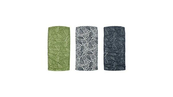 Oxford Multifunktionstuch Paisley Comfy schwarz,weiß,grün Paisley