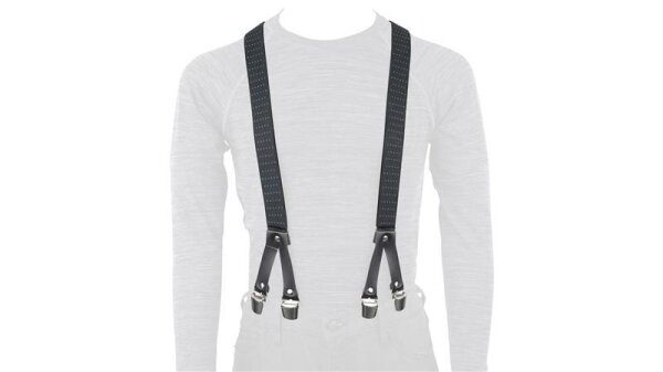 Oxford Hosenträger   schwarz Chick Black