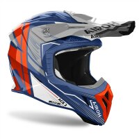 Airoh Helm Aviator Ace 2 Engine blau/grau-orange