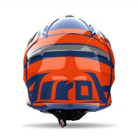 Airoh Helm Aviator Ace 2 Engine blau/grau-orange