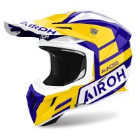 Airoh Helm Aviator Ace 2 Sake weiß/blau-gelb