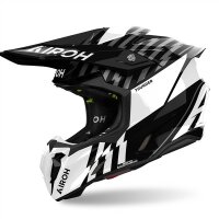 Airoh Helm Twist 3 Thunder schwarz/weiß-grau