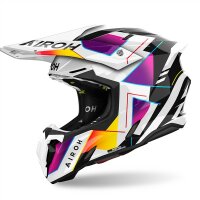 Airoh Helm Twist 3 Rainbow weiß/schwarz-rot-gelb-rosa