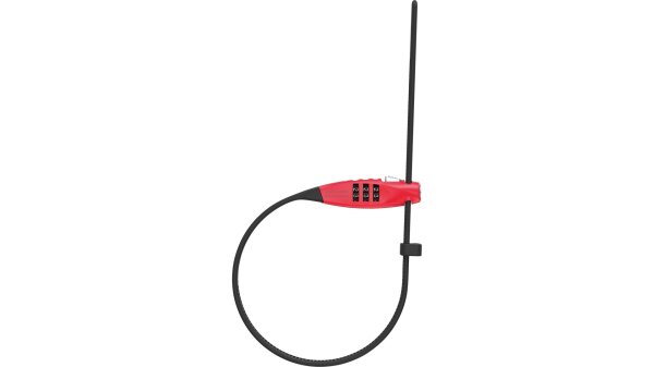 Abus Comiflex Travelguard Kabelschloss Stahl,Kunststoff rot
