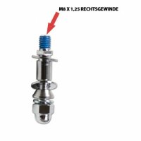 "Spiegeladapter" | HD | M8-R | M8 x 1,25mm | chrom