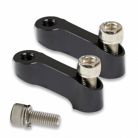 Spiegelverlängerung-Set | schwarz | 2 x M10-R
