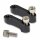 Spiegelverlängerung-Set | schwarz | 2 x M10-R