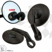 Lenkerendenspiegel "BOB 1" | Alu | schwarz | D28