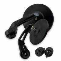 Lenkerendenspiegel "BOB 1" | Alu | schwarz | D28