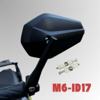 Lenkerendenspiegel SOLID | ALU | schwarz | M6-ID17