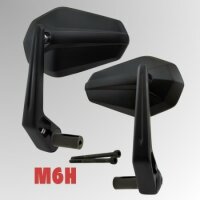 Lenkerendenspiegel "SOLID 2" | schwarz | M6H