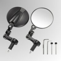 Lenkerendenspiegel "CORSA" | ABS | schwarz | ID17