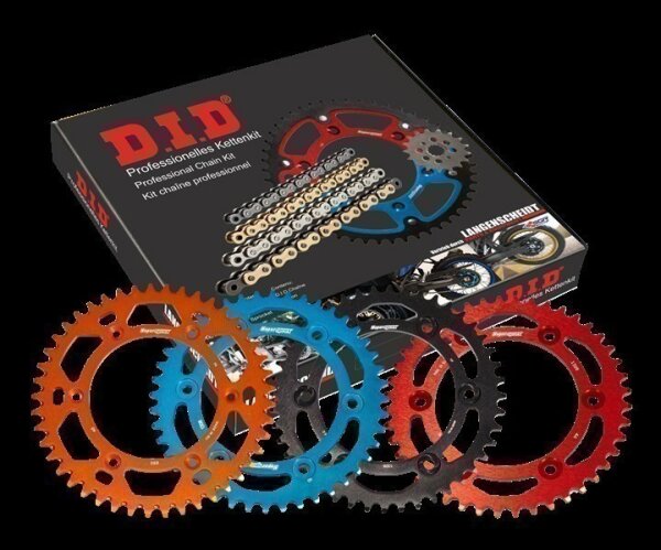 DID Kit Alu (schwarz) KAWASAKI KX80 (17/14) 89-96