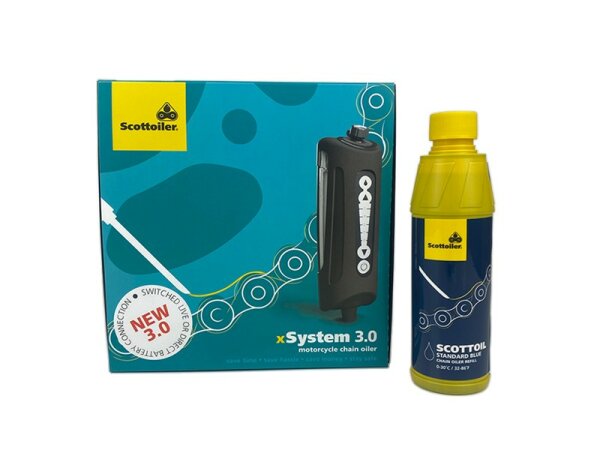 Scottoiler xSystem 3.0  inkl. 250ml blaues Traditional Öl