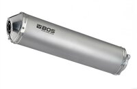 BOS Edelstahl gestrahlt oval 110 Screw on Suzuki GSF 1200...