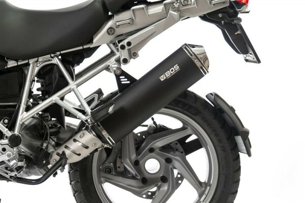BOS Edelstahl matt oval 120 Slip-on BMW R 1200 GS / Adventure 2010-2012 Oval 120 Slip-on