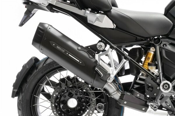 BOS Black edition Desert Fox Slip-on BMW R 1200 GS / Adventure 2017-2020 BOS Desert Fox Euro 4 Slip-on