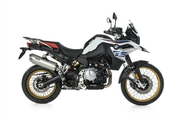 BOS Black Edition Dune Fox Slip-on  (Hitzeschilder sind nicht im Lieferumfang enthalten, können separat bestellt werden) BMW F 750 GS /  F 850 GS / Adventure Bj. 2017-2020 Euro4 F 750 GS / F 850 GS / Adventure GS Dune Fox Slip-on Euro 4