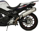 BOS Edelstahl matt oval 120 Slip-on BMW F 800 GT Bj....