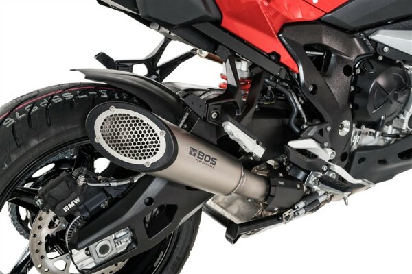 BOS Titan SSEC GP Slip-on slash cut BMW S 1000 XR Bj. 2020- Euro5 SSEC GP Slip-on