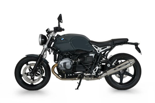 BOS Edelstahl konisch rund Slip-on  BMW R nineT Bj. 2014-2020 Euro3 / Euro4 Taper Slip-on (lower) Euro4