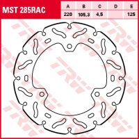 TRW Bremsscheibe starr MST285RAC