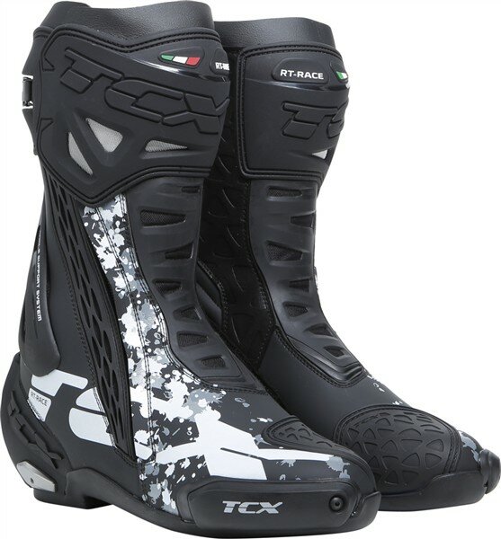 TCX Stiefel RT-Race schwarz-weiss-grau